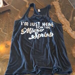 Bella Canvas Dark Heather Dirt Track Racing Tee